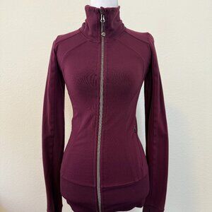 Lululemon Define Jacket – Women Sz 4 (Burgundy) - Great for Layering and Yoga